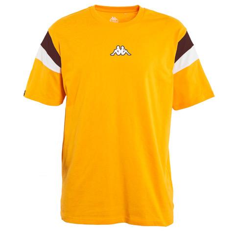 Polera Men Orange Omini Front Sleeve Black