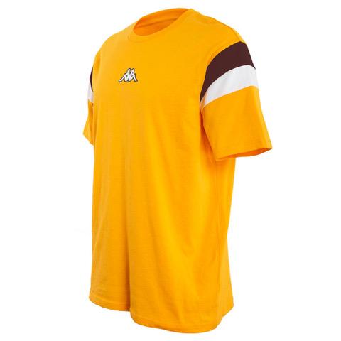 Polera Men Orange Omini Front Sleeve Black
