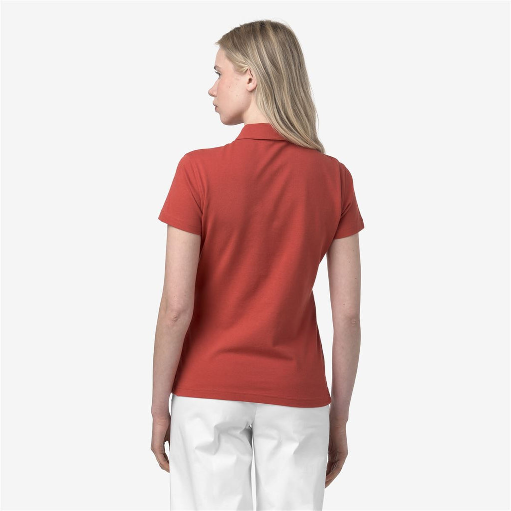 Polera K-Way Women Amedea Pique Red Jasper