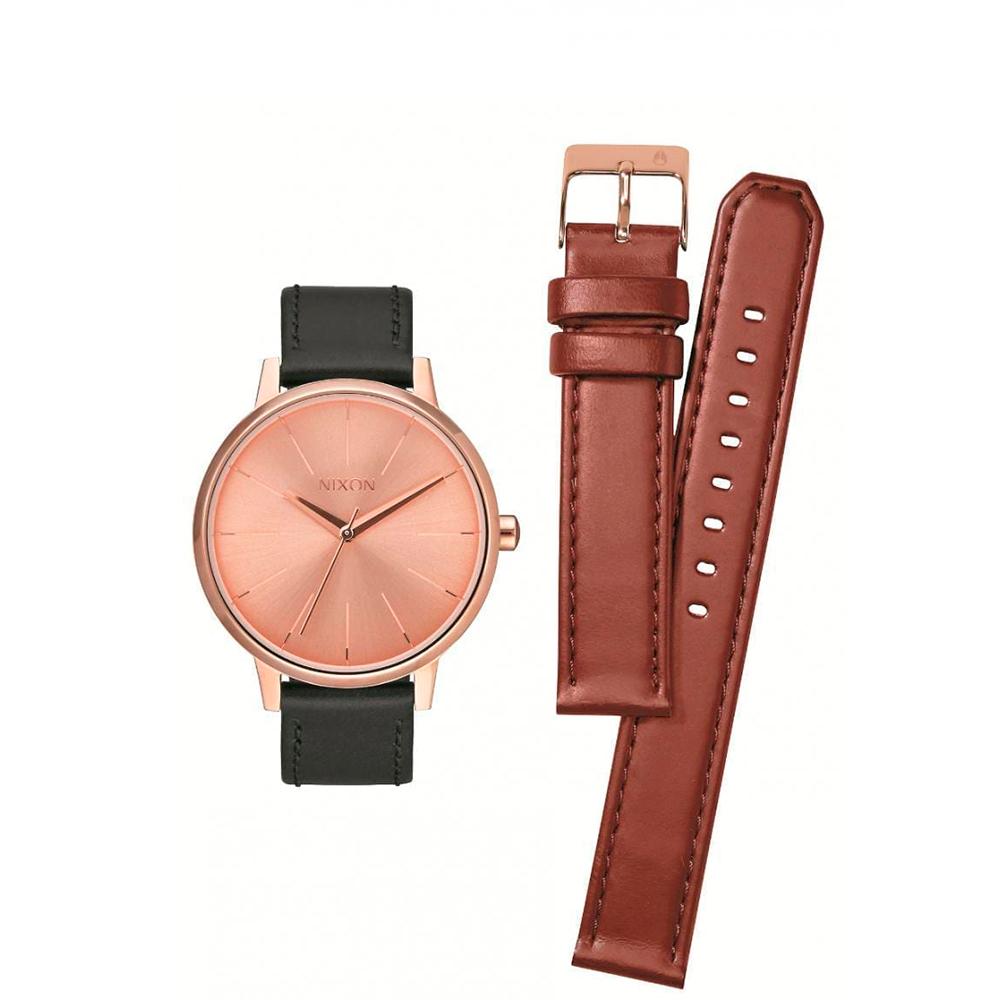 Reloj Kensington Leather Pack Rosa Nixon