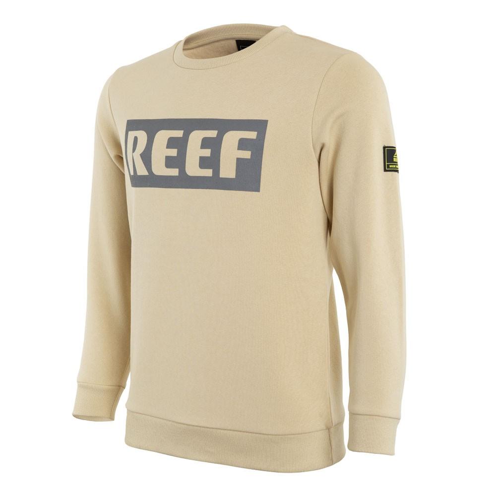 Poleron Kids Crew Beige Logo