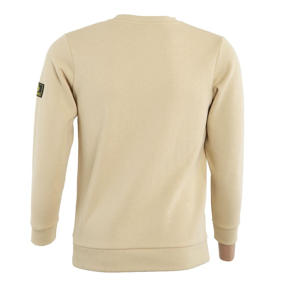 Poleron Kids Crew Beige Logo