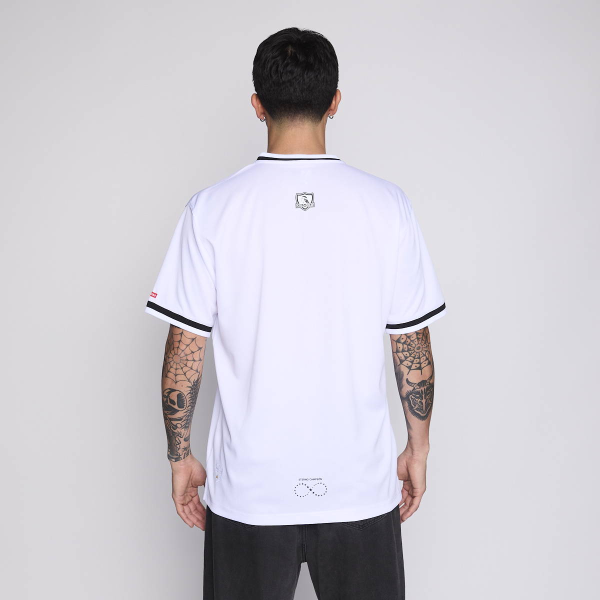 Camiseta Baseball Colo Colo Urbano Hombre Eterno Campeón Blanco
