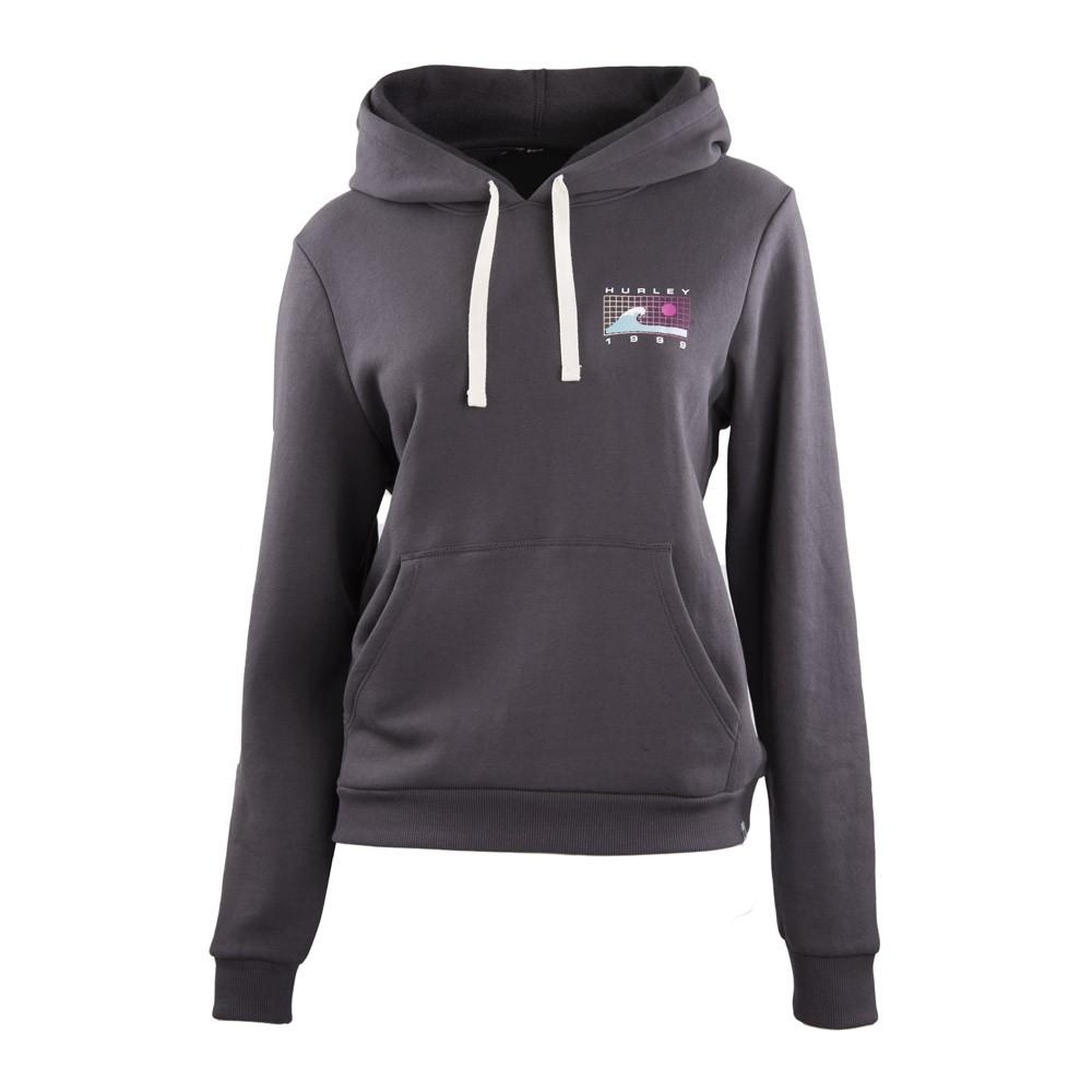 Poleron Nuwave Perf Fleece Po Grey Hurley