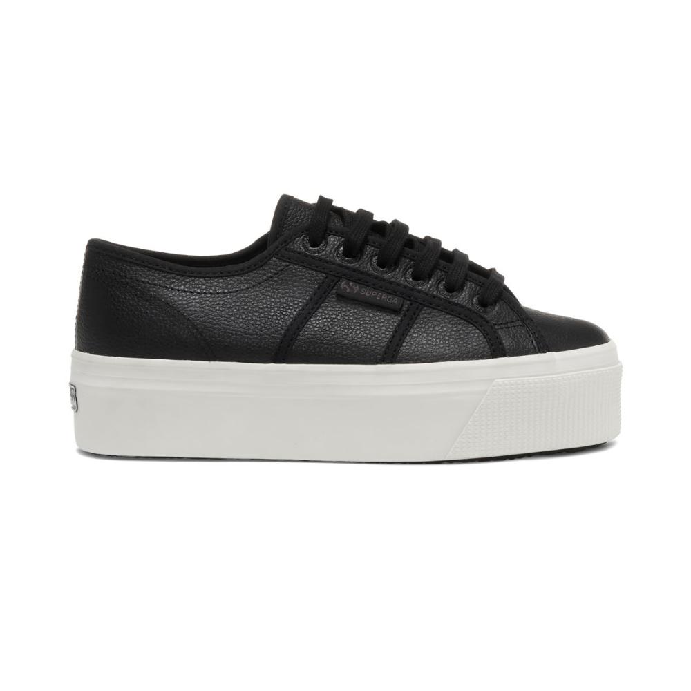 Zapatilla Women 2790 Tumbled Leather Black F Avorio