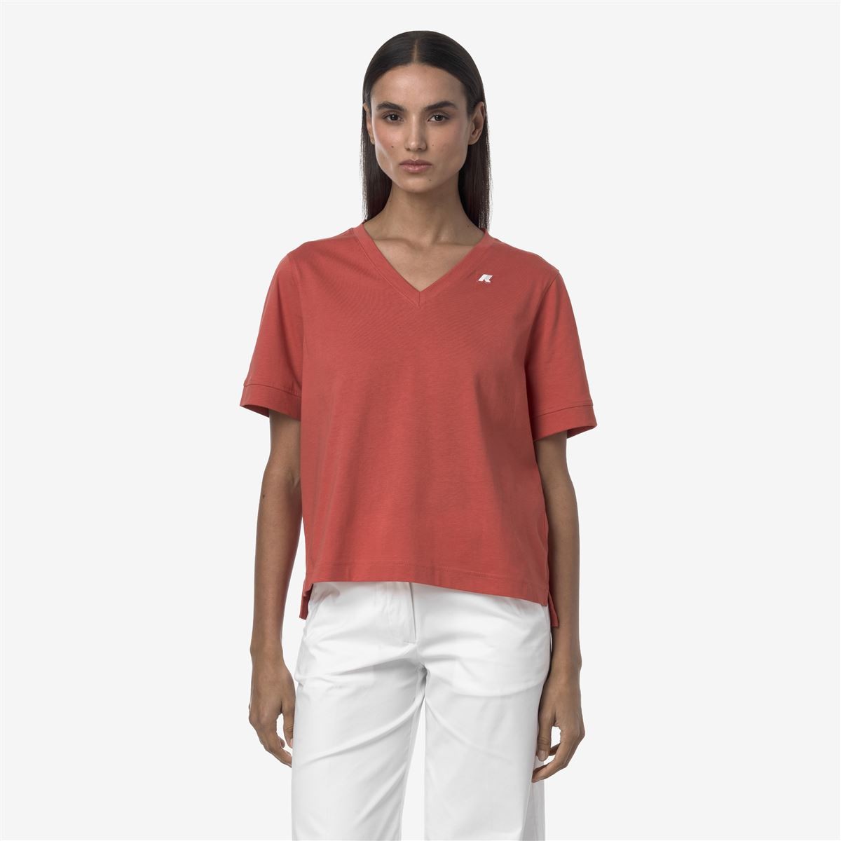 Polera K-Way Women Leda Red Jasper