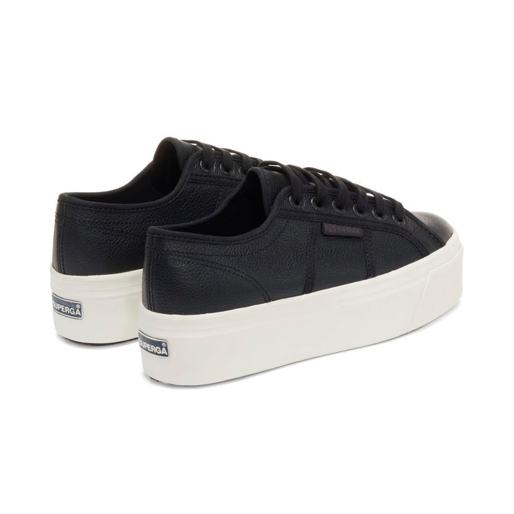 Zapatilla Women 2790 Tumbled Leather Black F Avorio
