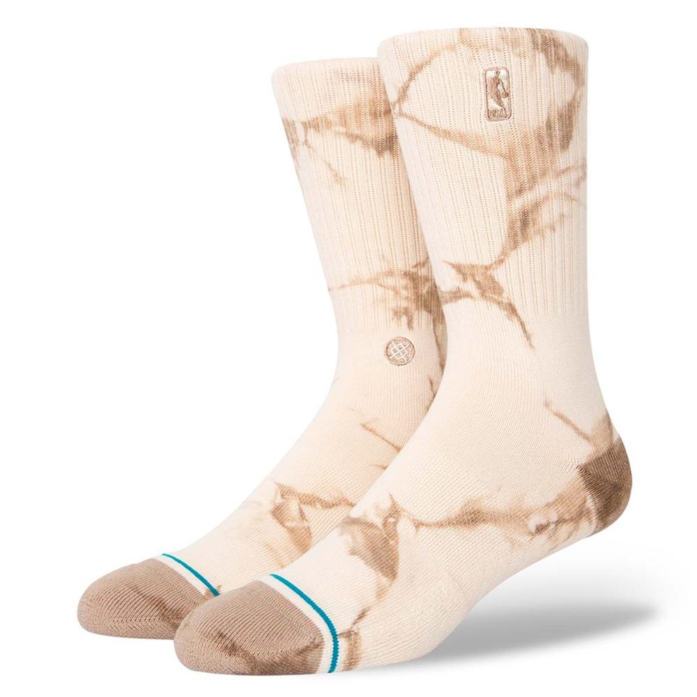 Stance Sock Men NBA Logoman Dye Natural