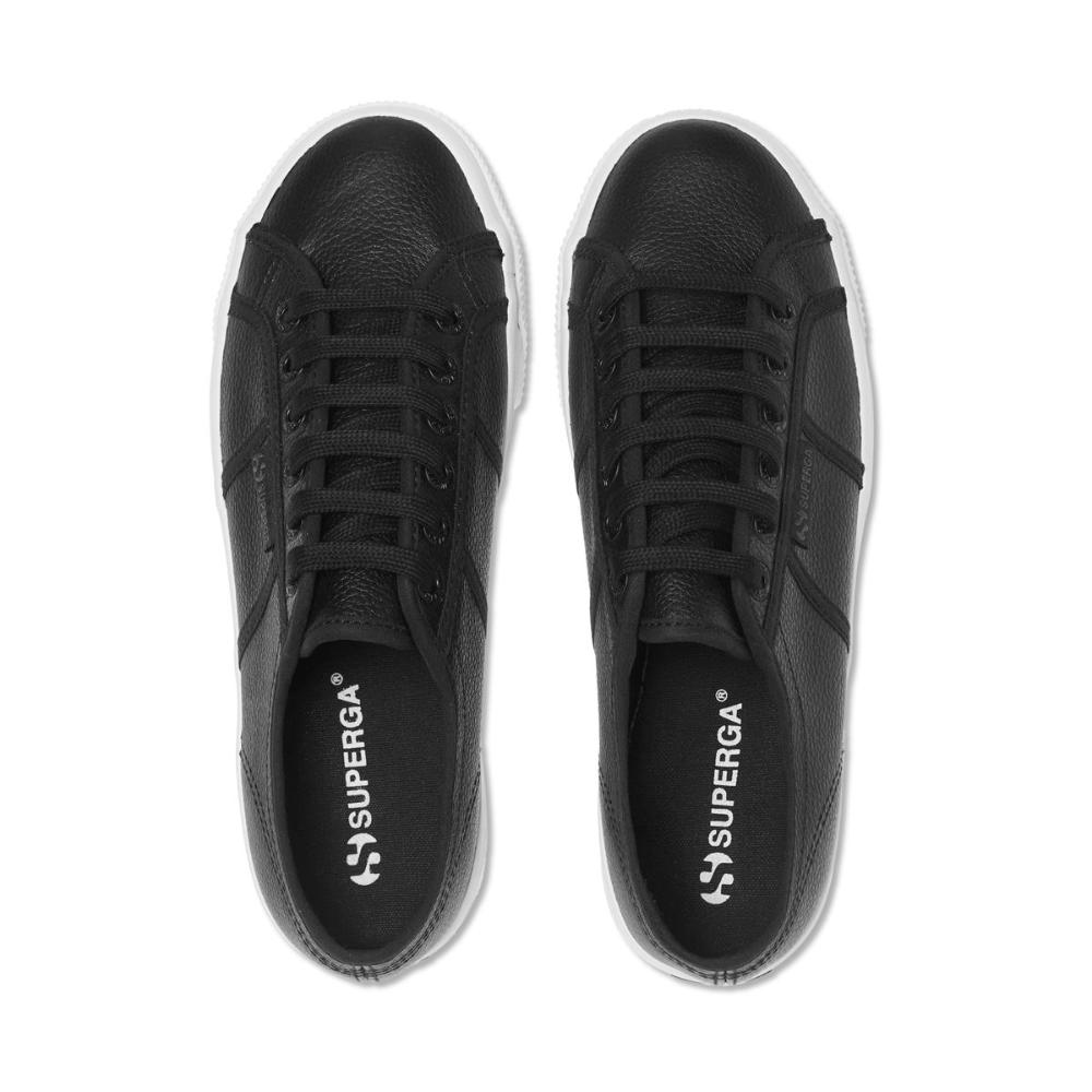 Zapatilla Women 2790 Tumbled Leather Black F Avorio