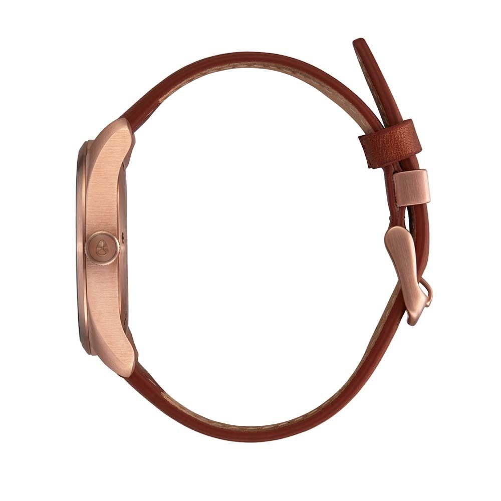 Reloj Thalia Leather Rose Gold White Nixon