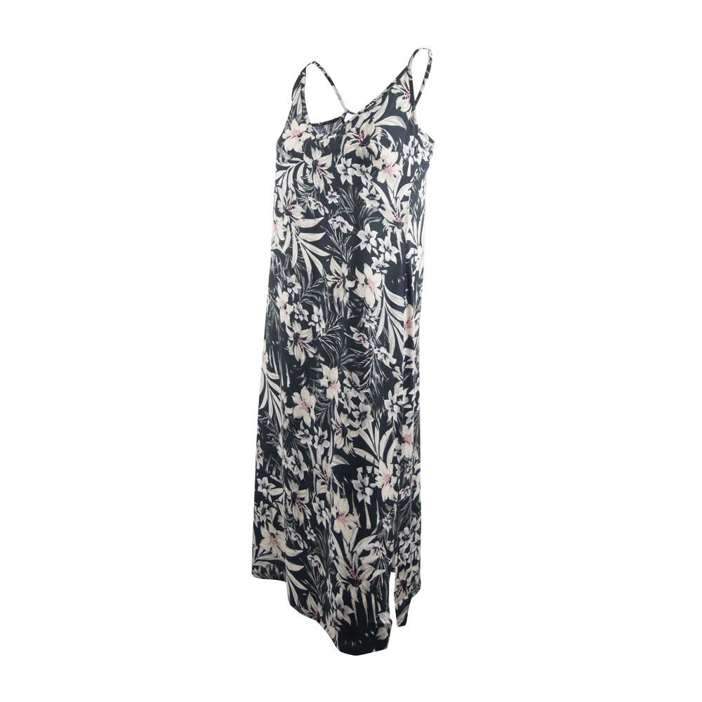 Vestido Tie Back Slip Black Hawaii Hurley