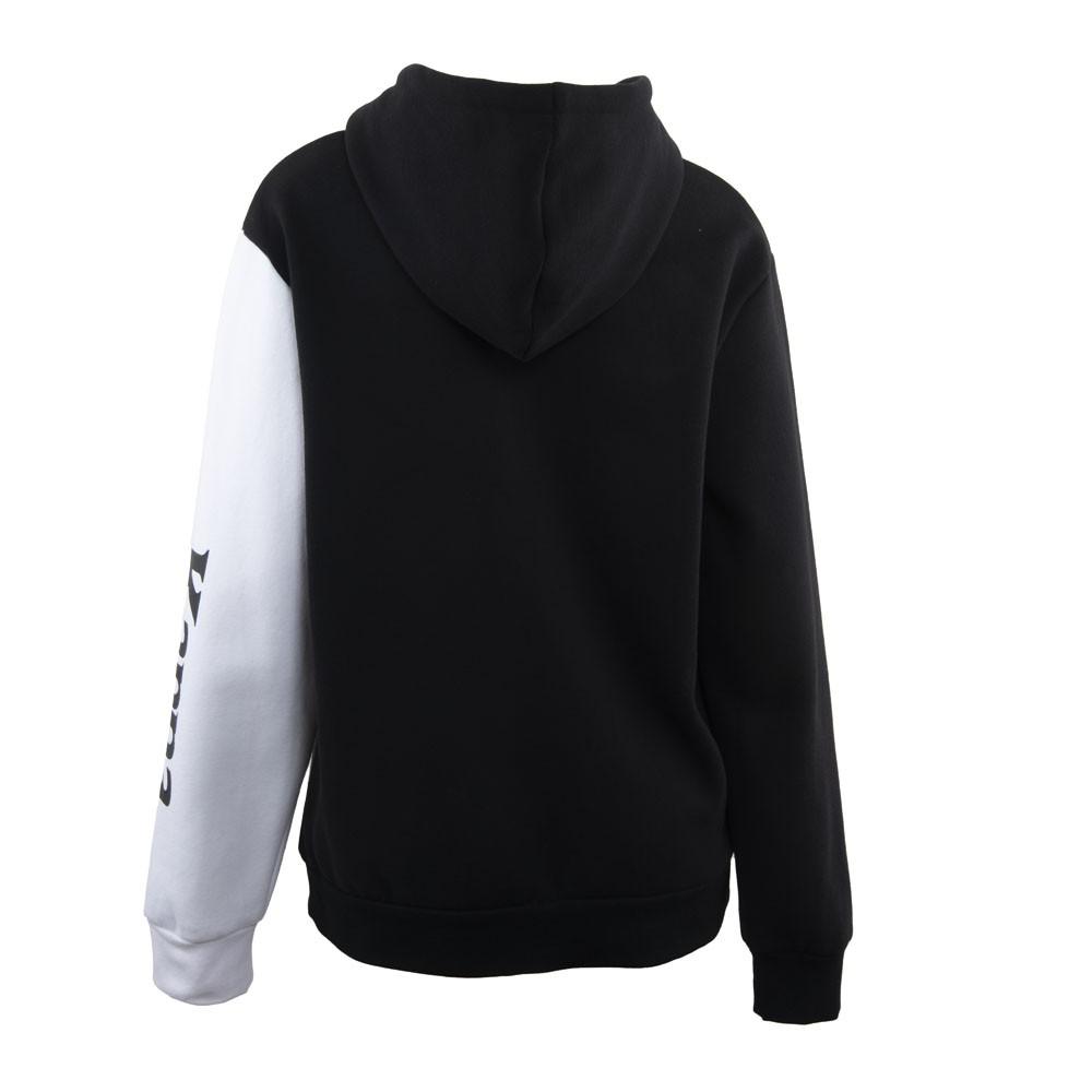 Poleron Women Bicolor Black and White Zipper
