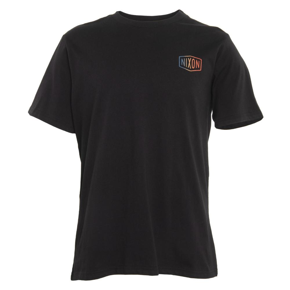 Polera Men Logo Back Black