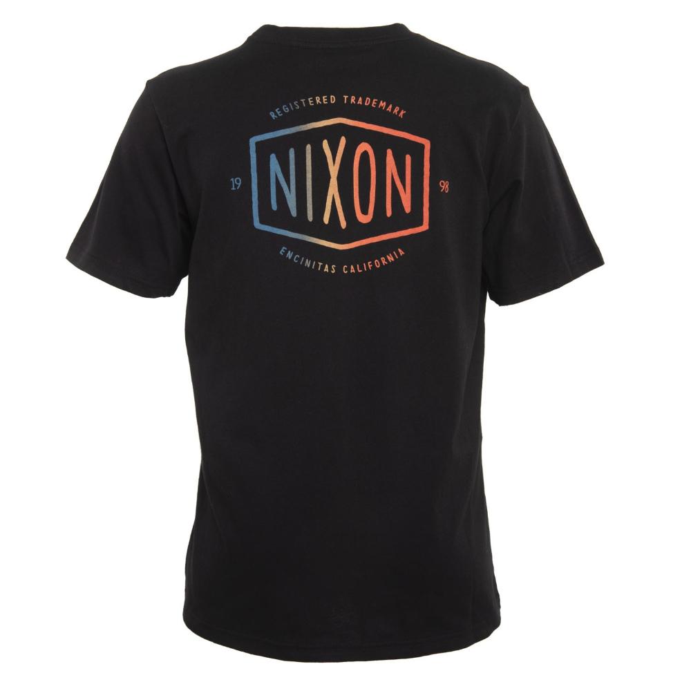 Polera Men Logo Back Black