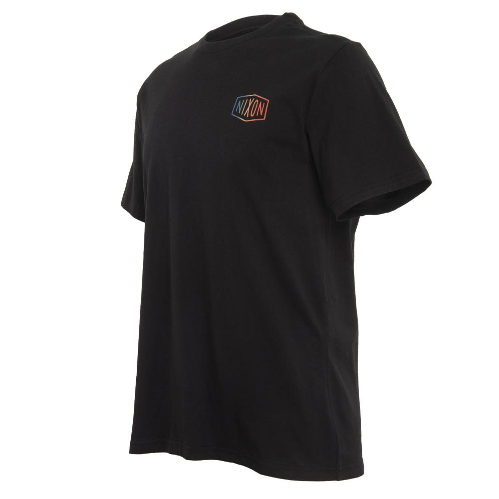 Polera Men Logo Back Black