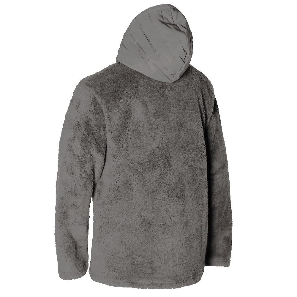 Poleron Polar Men Half Zipper Grey