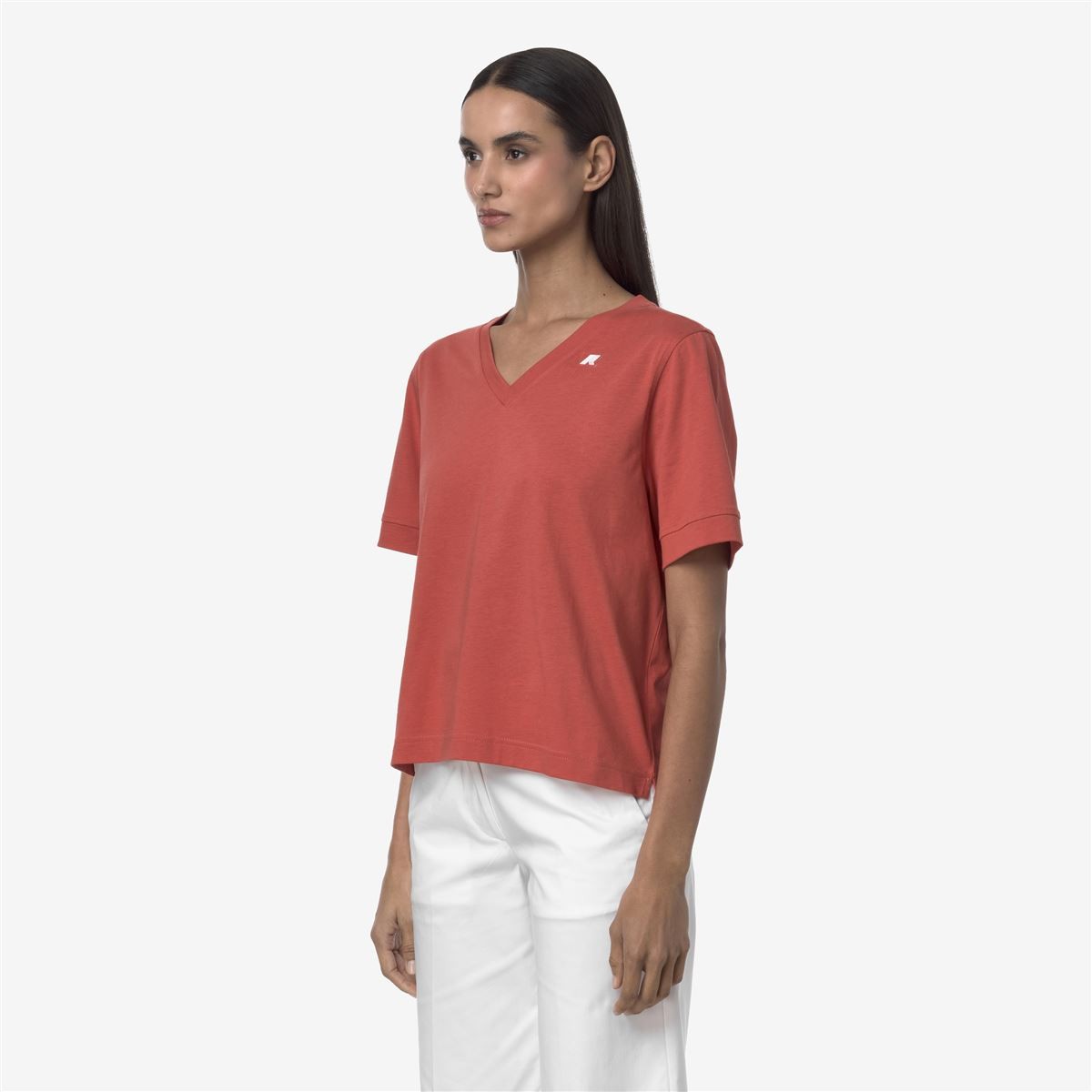 Polera K-Way Women Leda Red Jasper