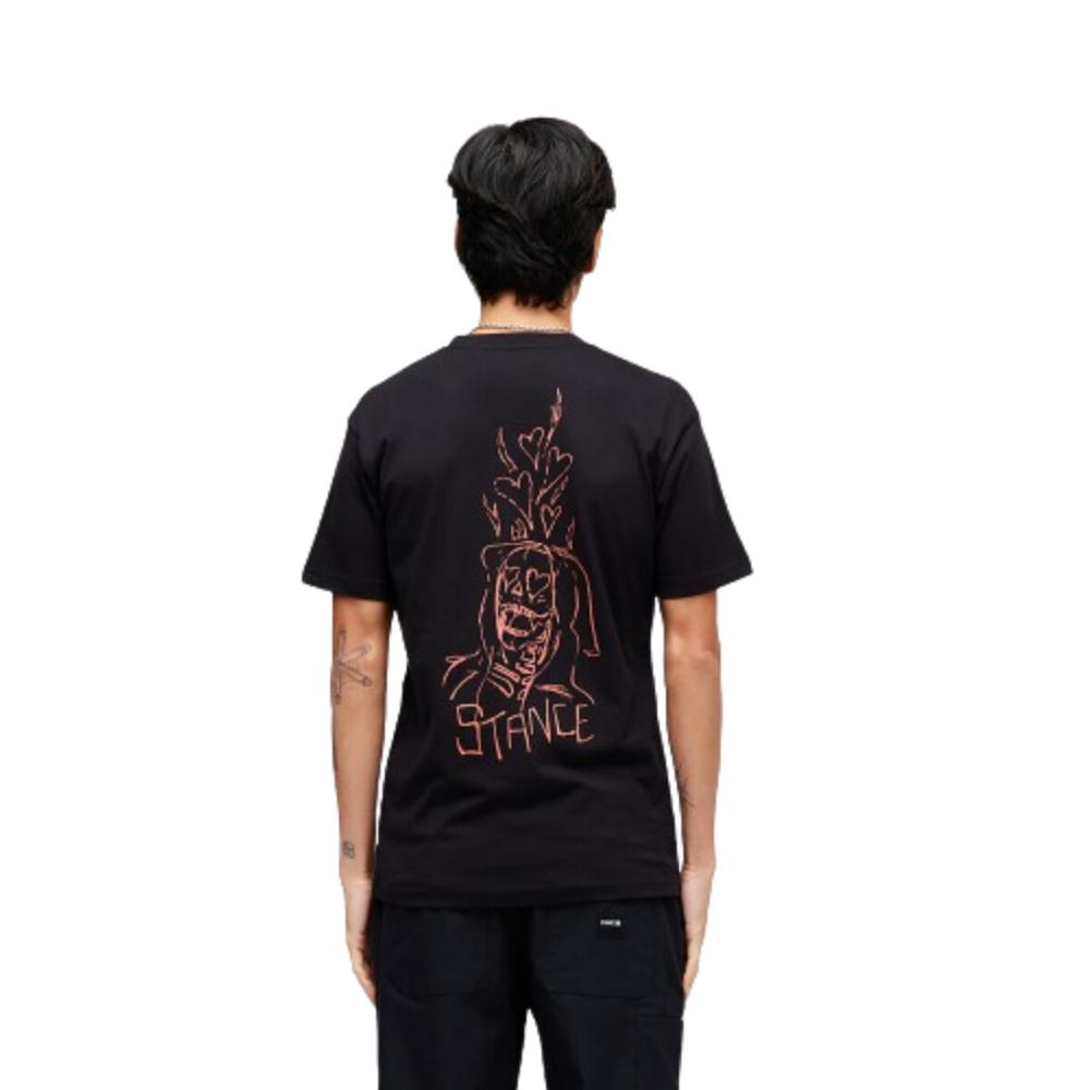 Polera Men Burn For You Black