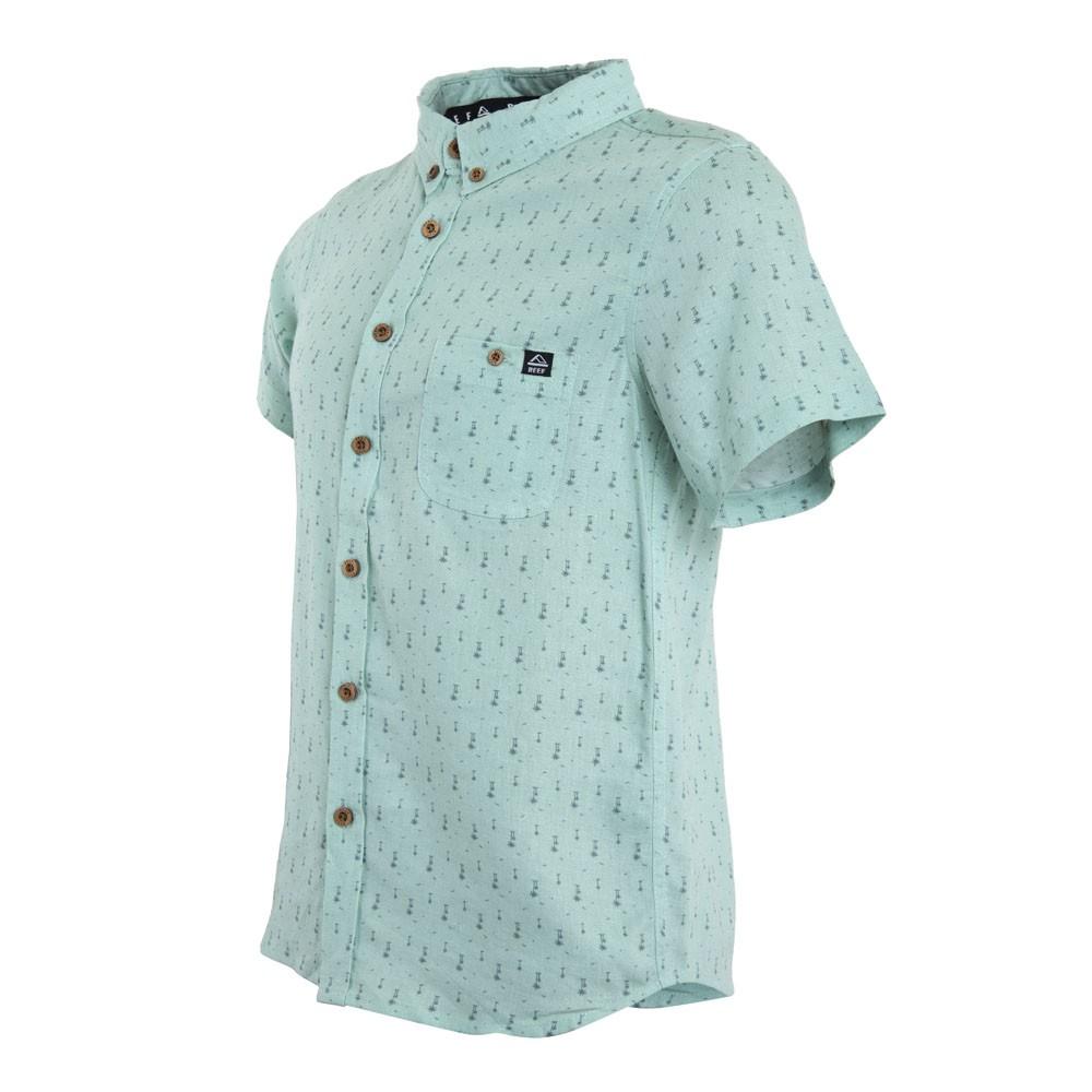 Camisa Kids Light Blue Palm