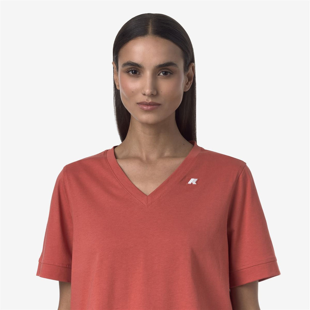 Polera K-Way Women Leda Red Jasper