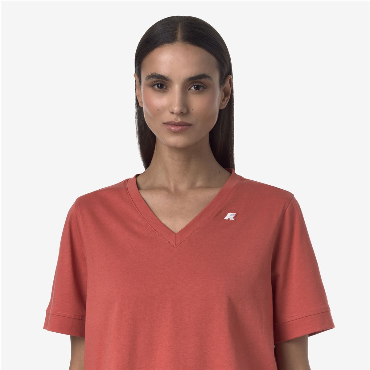 Polera K-Way Women Leda Red Jasper
