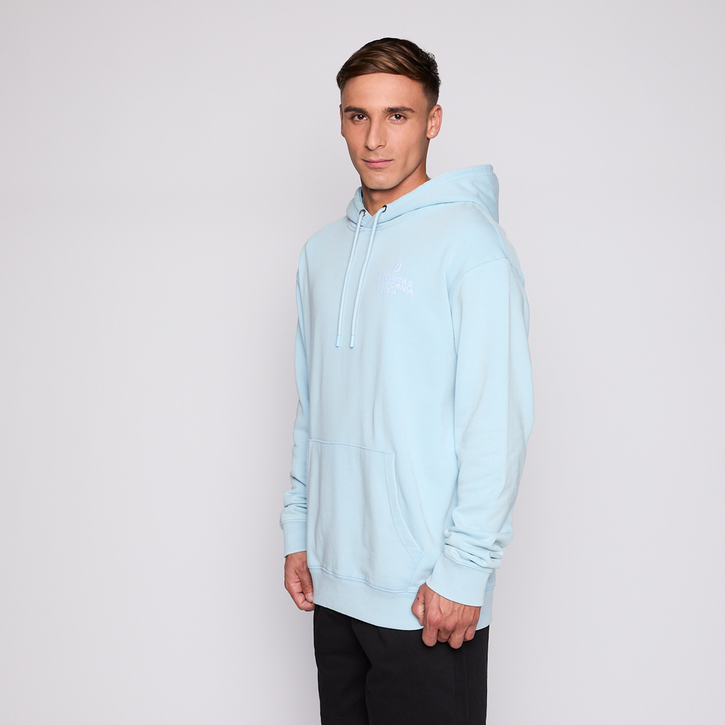 Polerón Nixon Men Hoodie Encinitas Light Blue