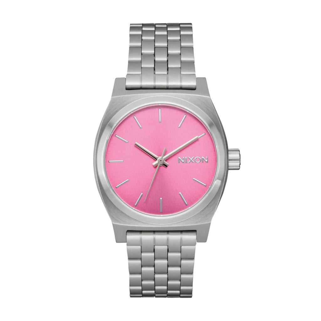 Reloj Nixon Medium Time Teller Silver Pink
