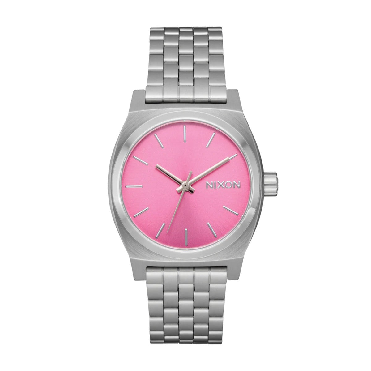 Reloj Nixon Medium Time Teller Silver Pink