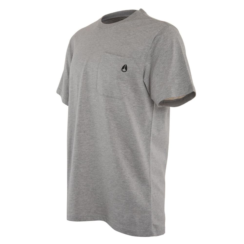 Polera Men Logo Pocket Grey