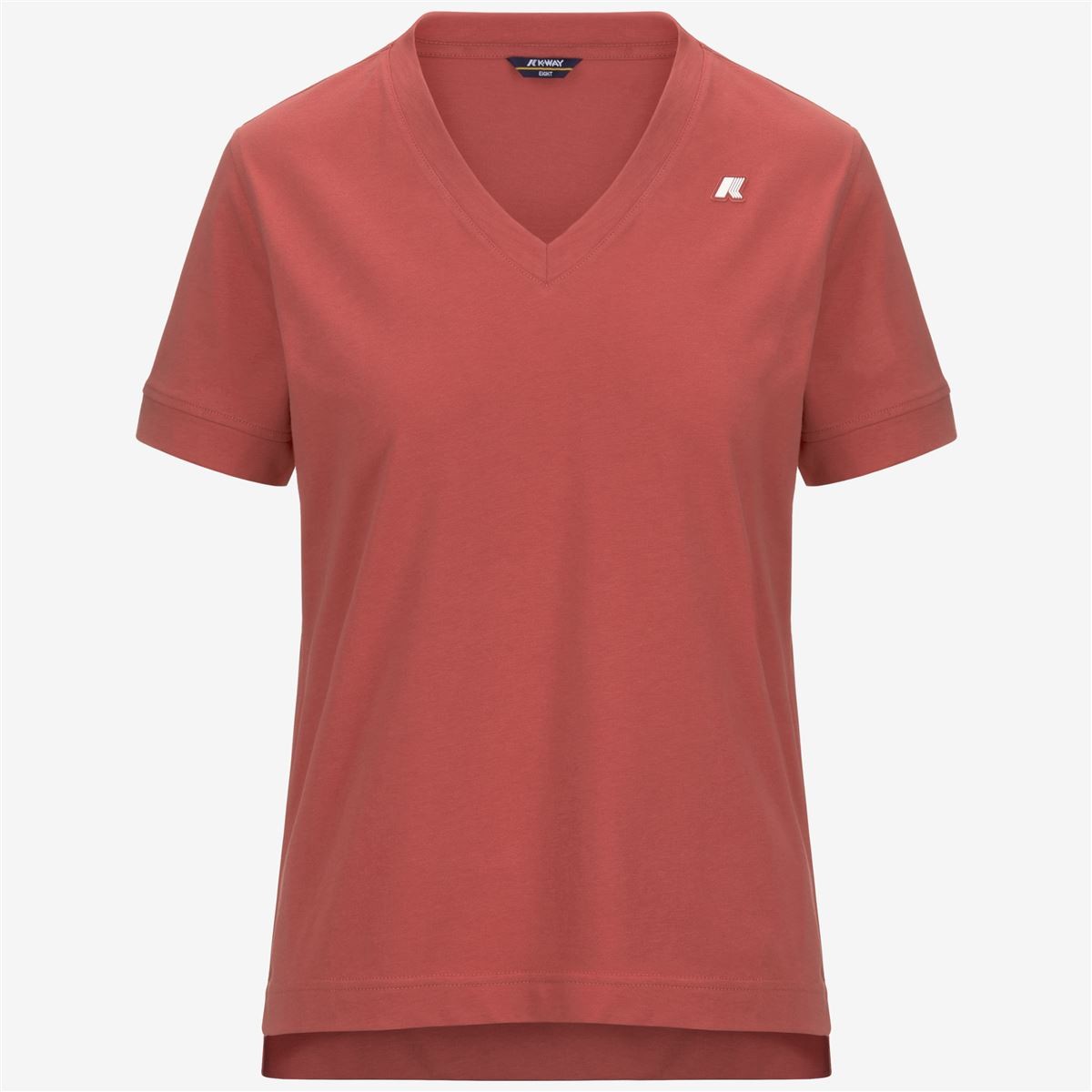 Polera K-Way Women Leda Red Jasper