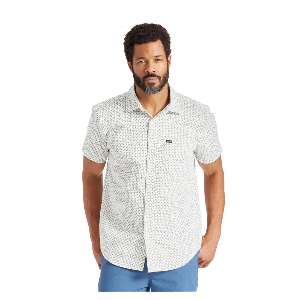 Camisa Manga Corta Men Charter White Dots