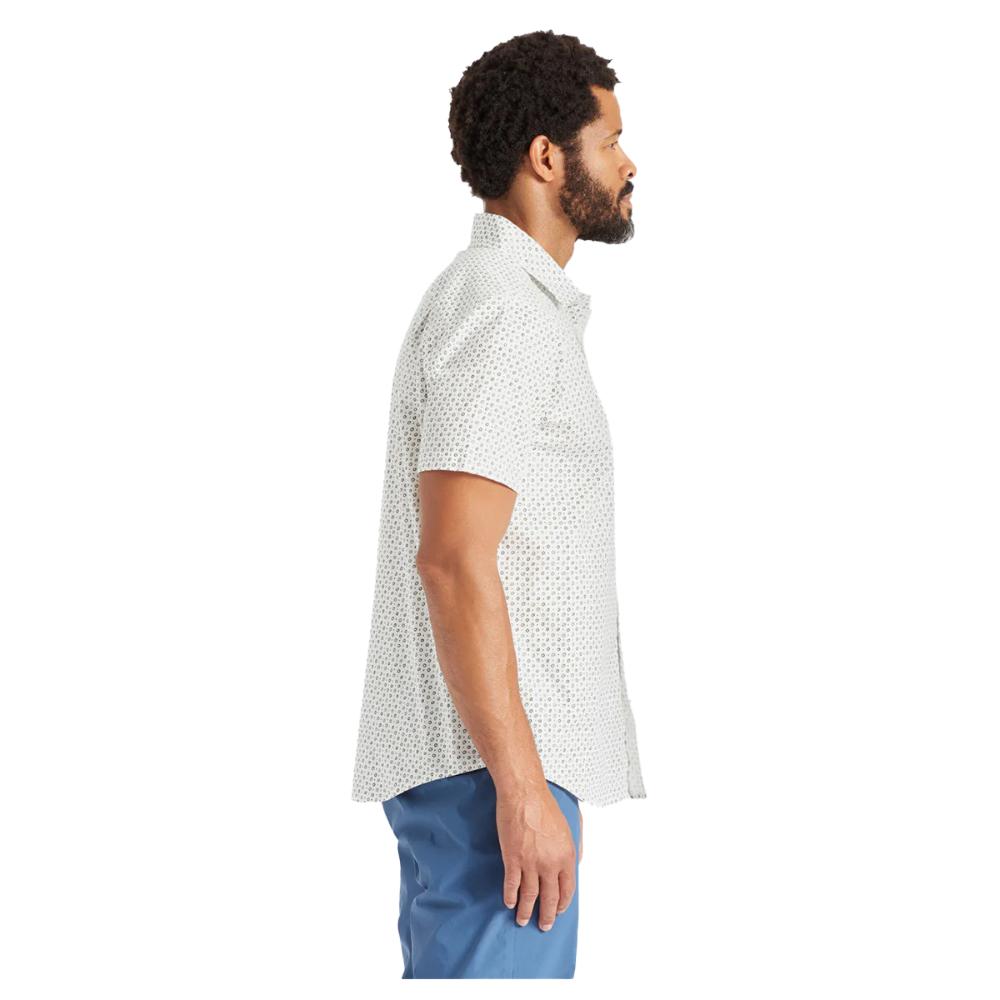 Camisa Manga Corta Men Charter White Dots