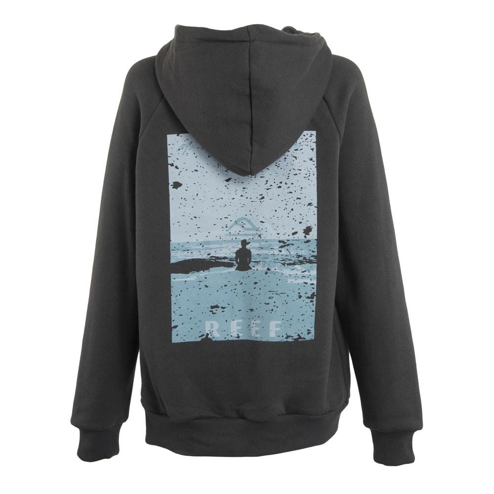 Poleron Boys Full Zipper Black Grey