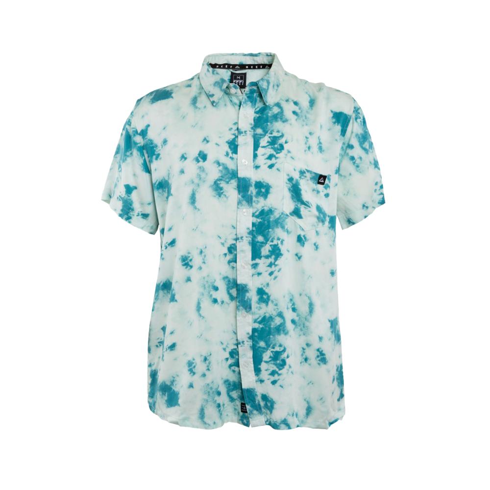Camisa Manga Corta Clouds Blue White