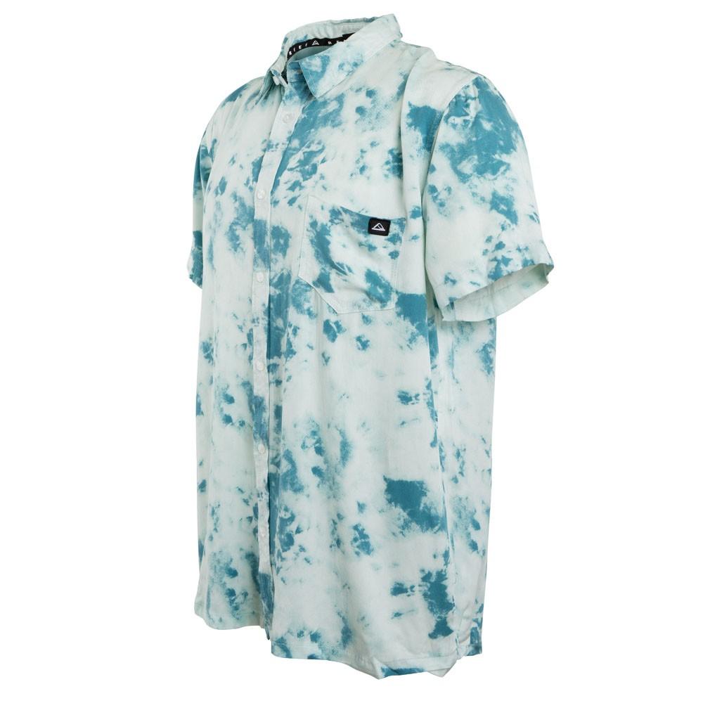 Camisa Manga Corta Clouds Blue White