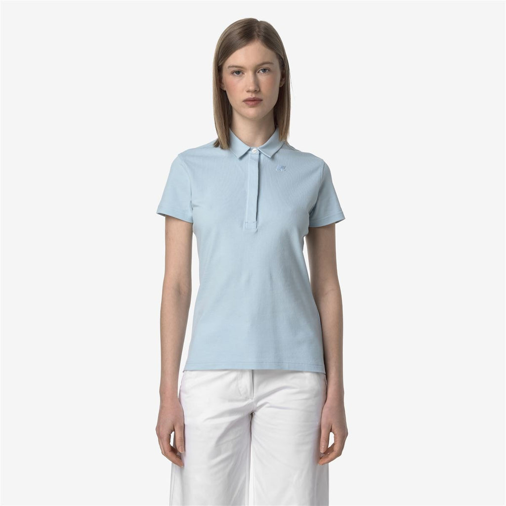 Polera K-Way Women Amedea Pique Blue Baby