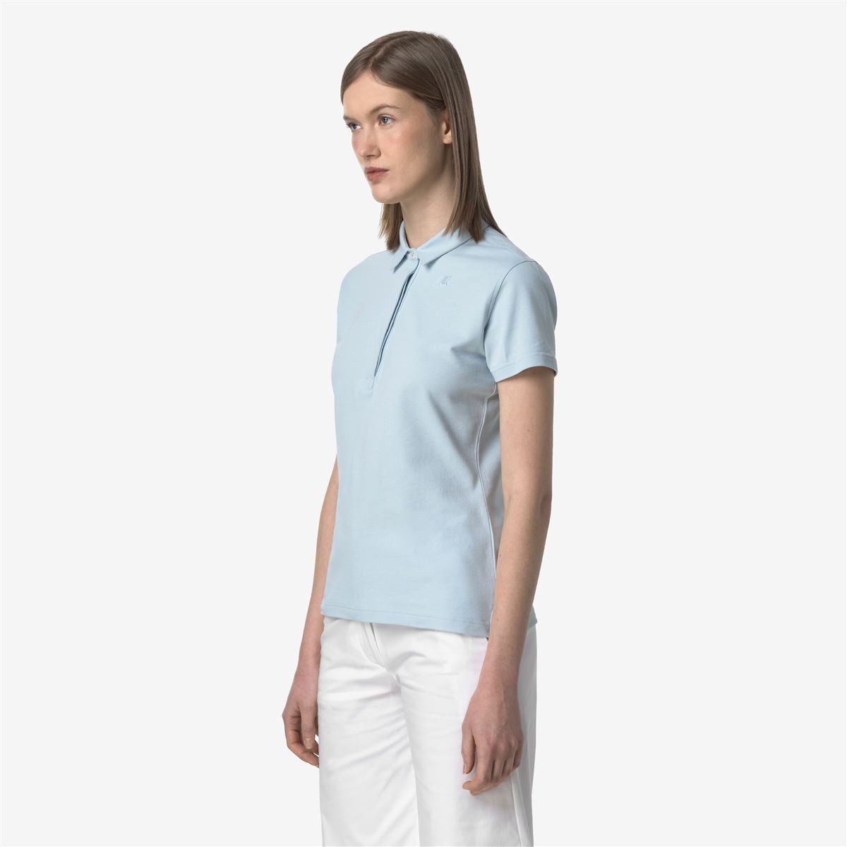 Polera K-Way Women Amedea Pique Blue Baby