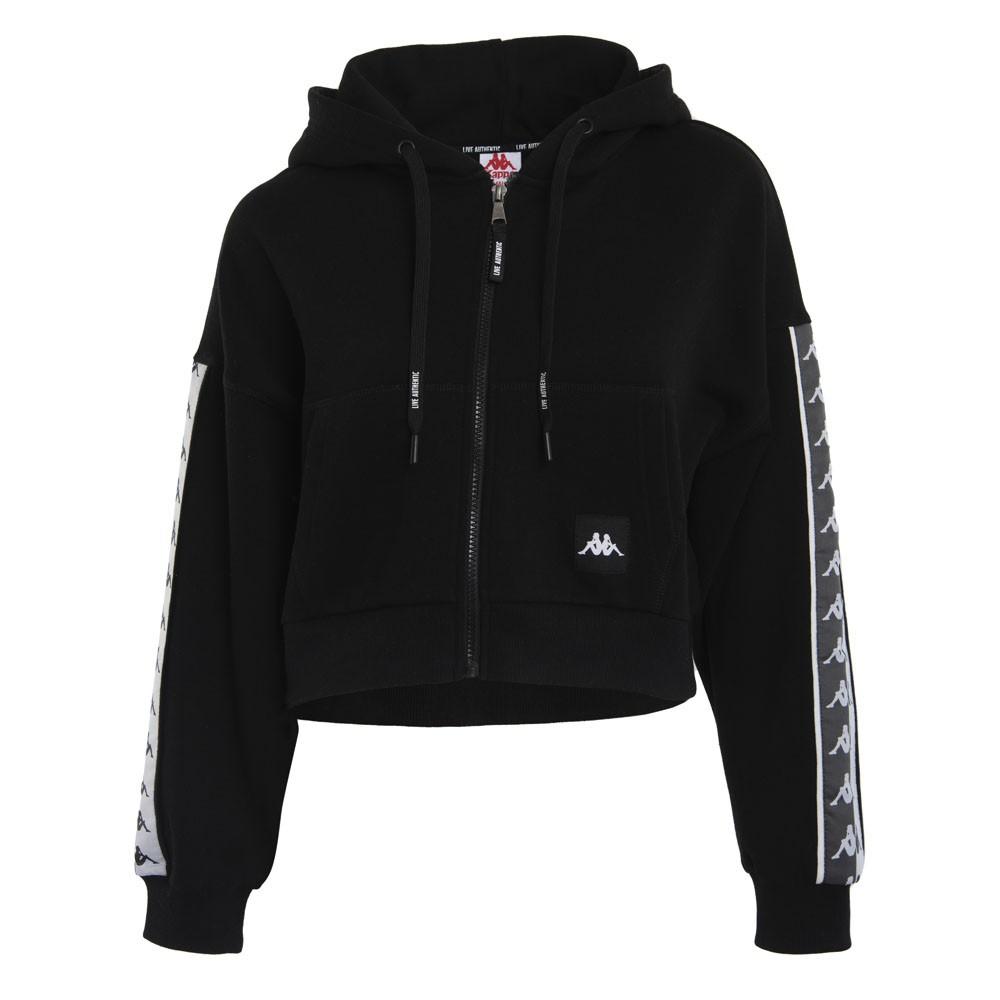 Poleron Women Crop Black Omini Back