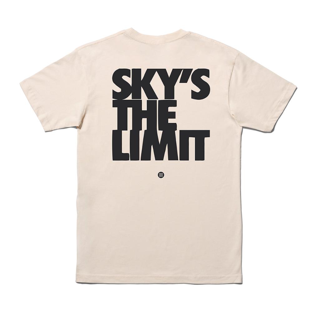 Polera Men Sky's The Limit Notorious B.I.G. Vintage White