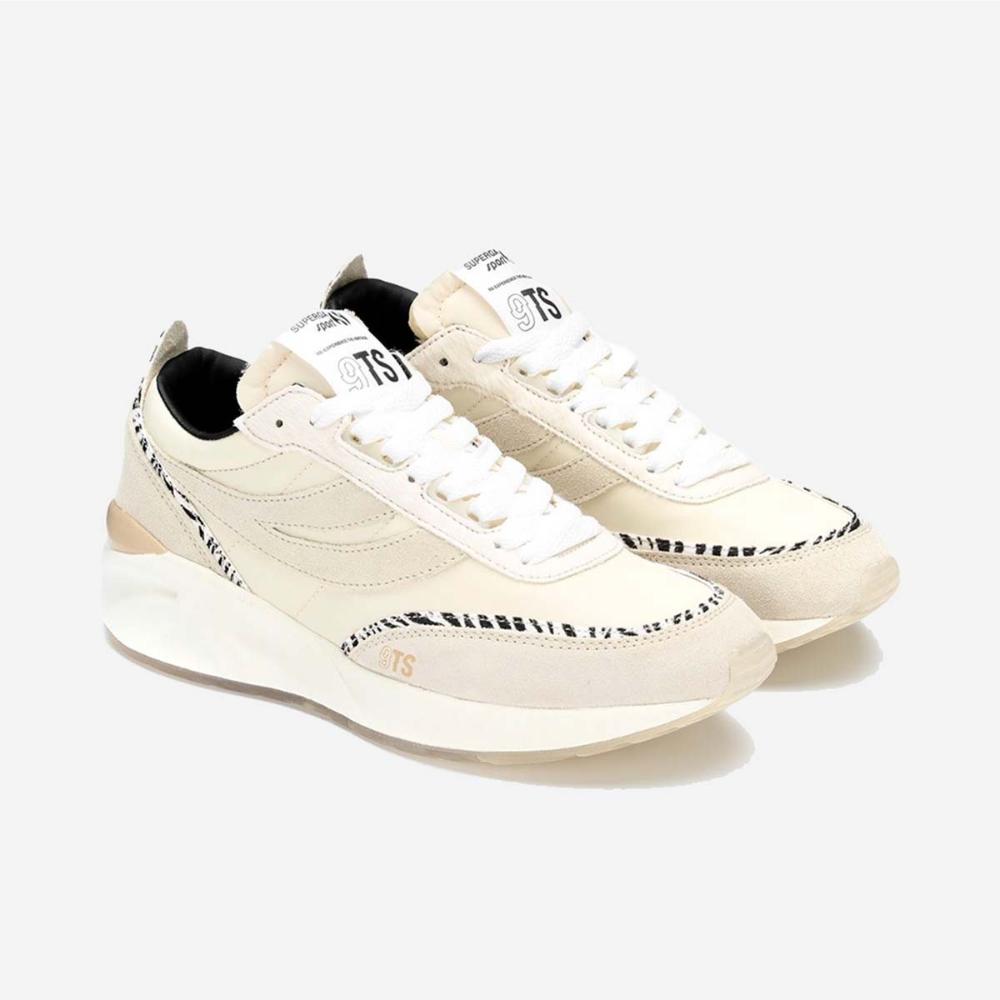 Zapatilla 4089 Training 9TS SL Beige Zebra