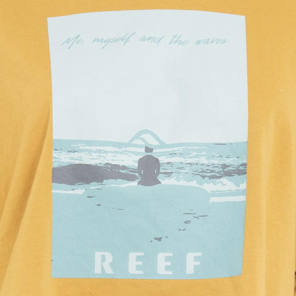 Crop Top Women Mustard Print Surf