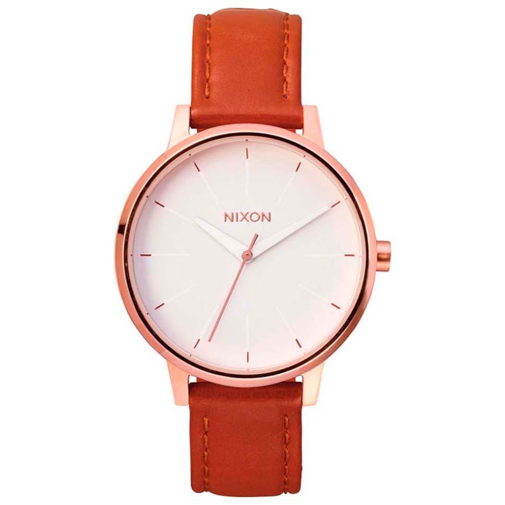 Reloj Nixon Kensington Leather Woven Rose Gold