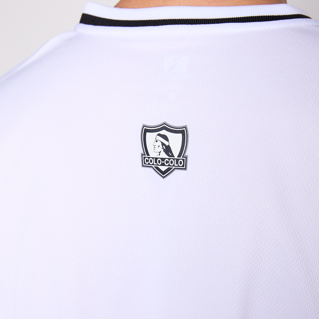 Camiseta Baseball Colo Colo Urbano Hombre Eterno Campeón Blanco