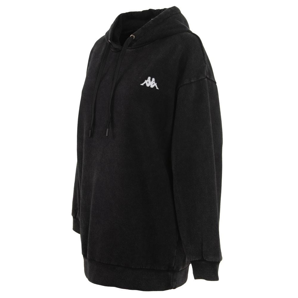 Poleron Women Long Hoodie Black