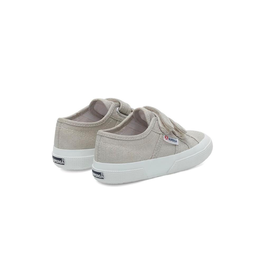 Zapatilla 2750 Kids Strap Canvas Grey Silver