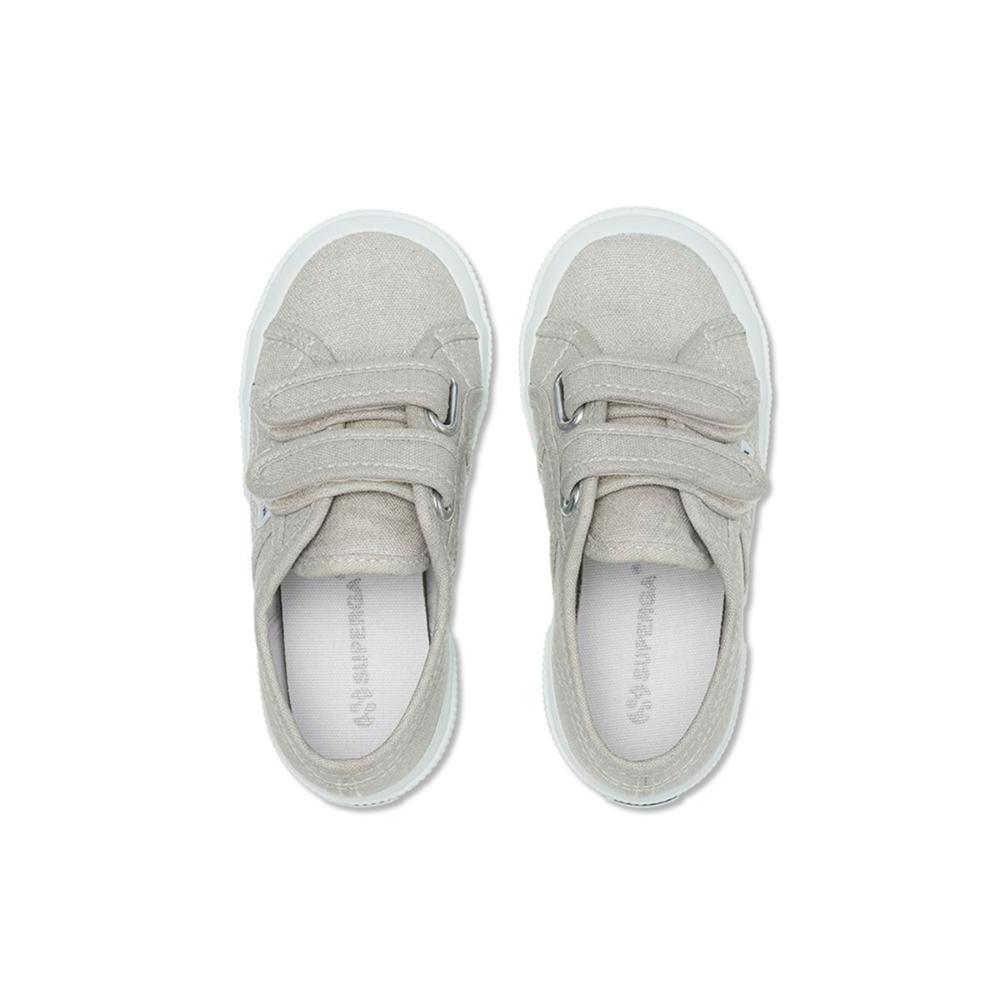 Zapatilla 2750 Kids Strap Canvas Grey Silver