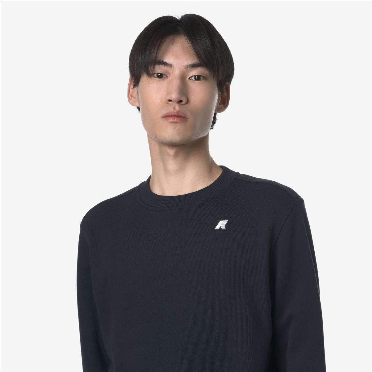 Polerón K-Way Men Baptiste French Terry Blue Depth