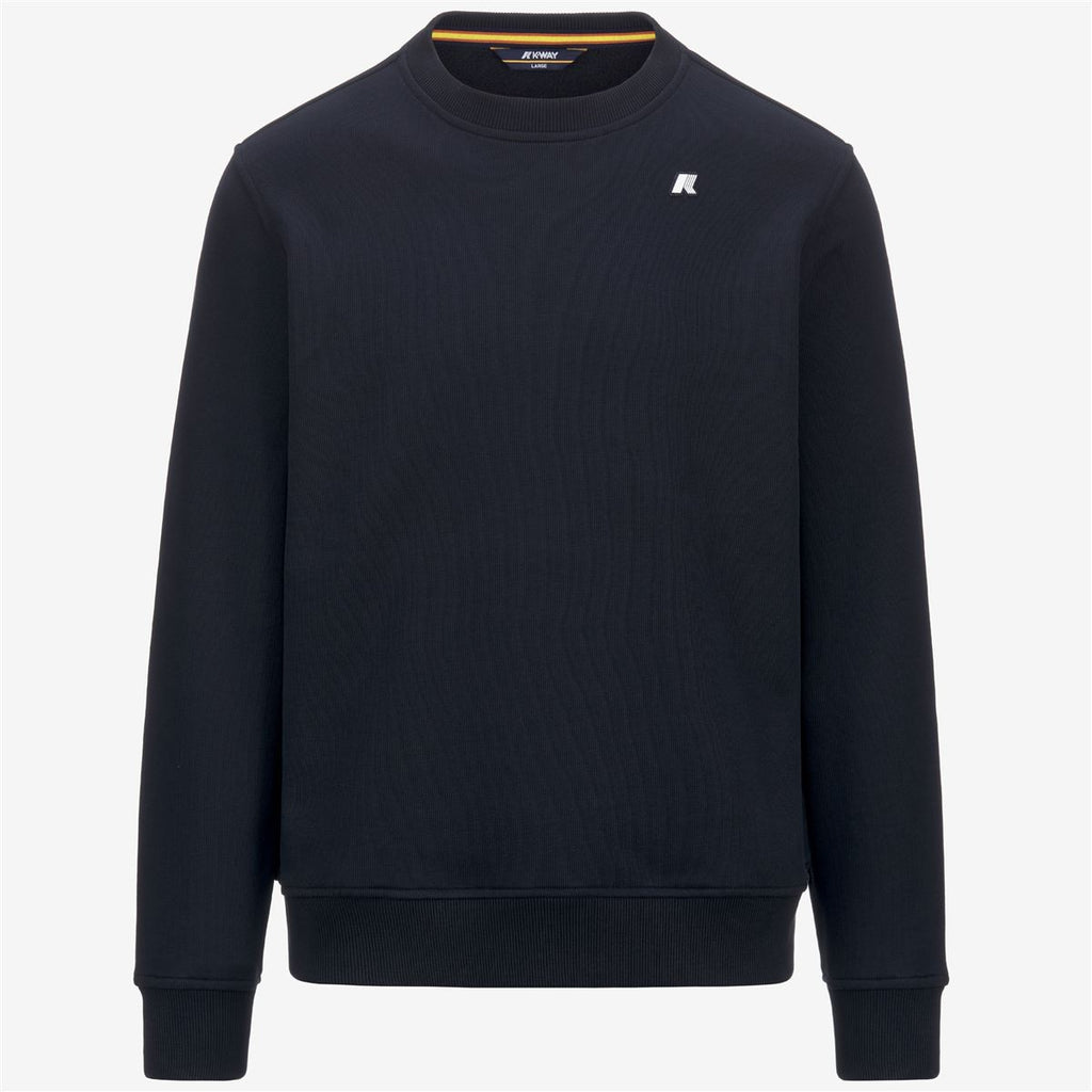 Polerón K-Way Men Baptiste French Terry Blue Depth