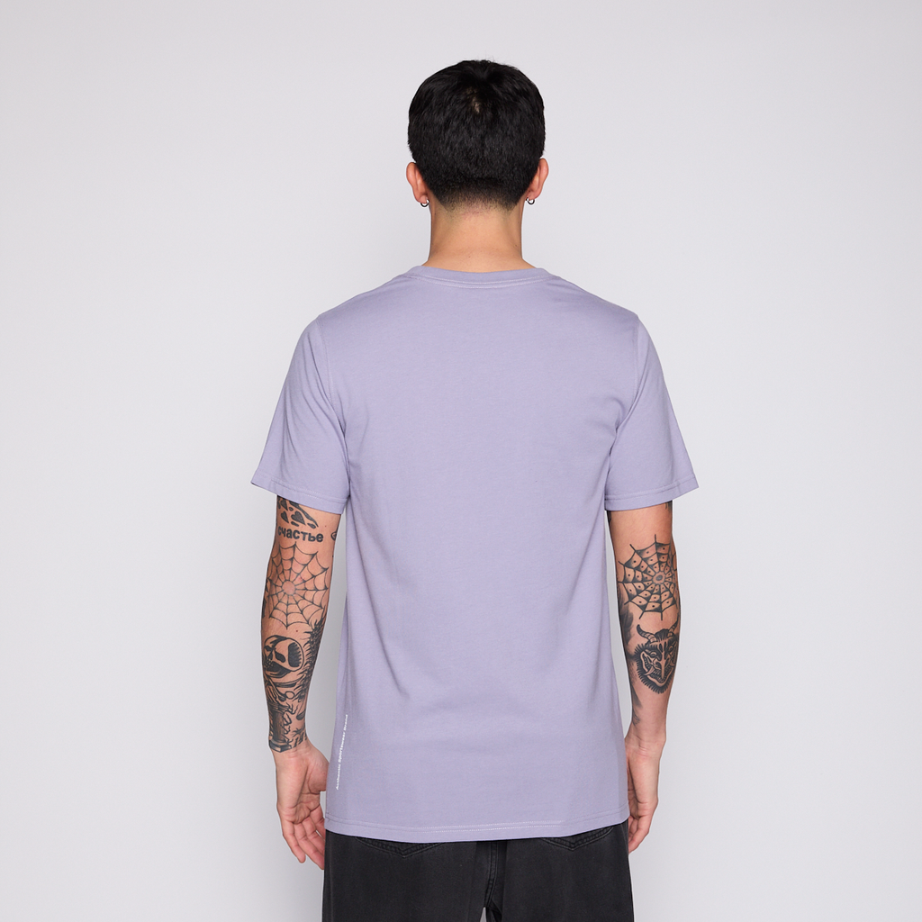 Polera Kappa Men Violet Omini Black