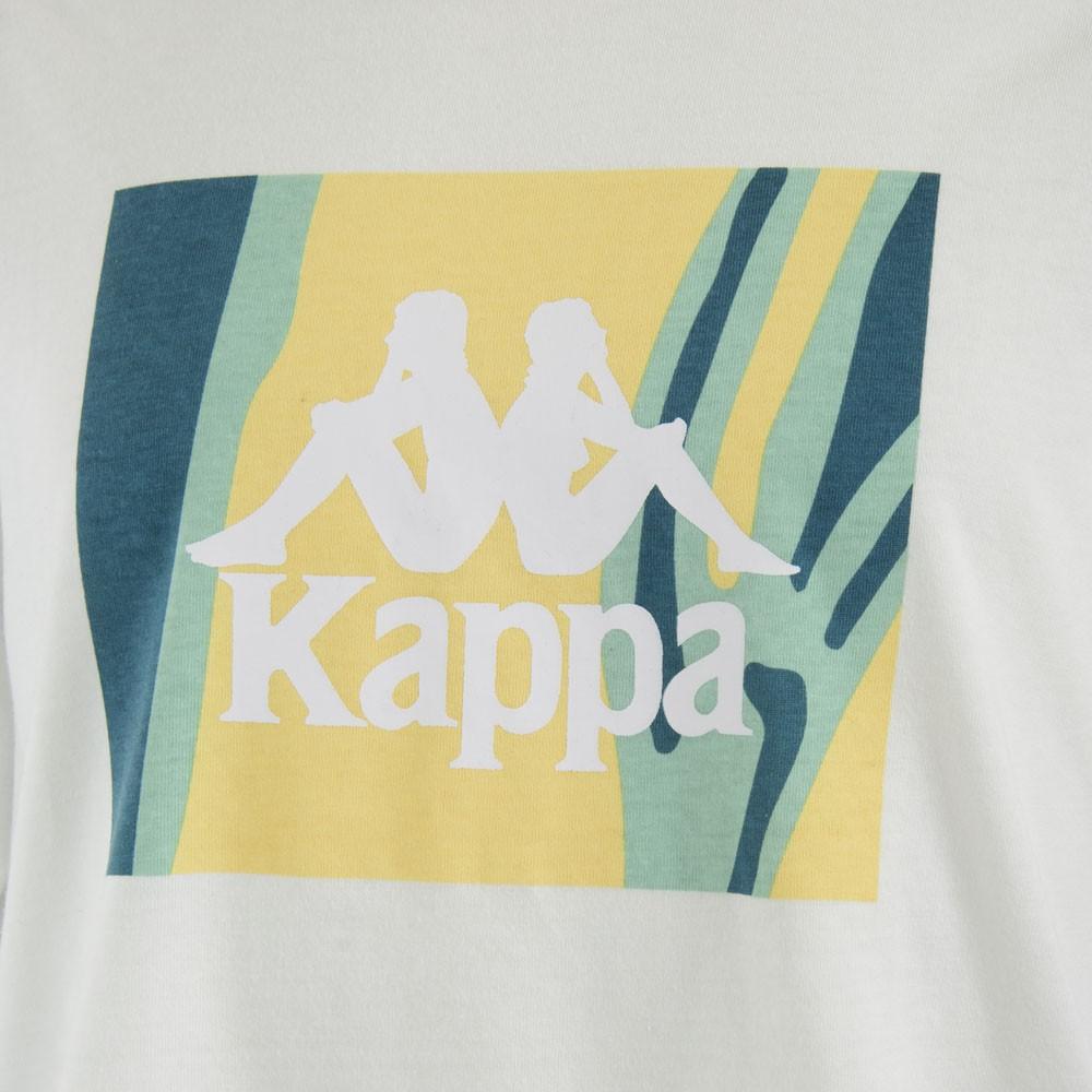 Polera Men White Print Psychedelic
